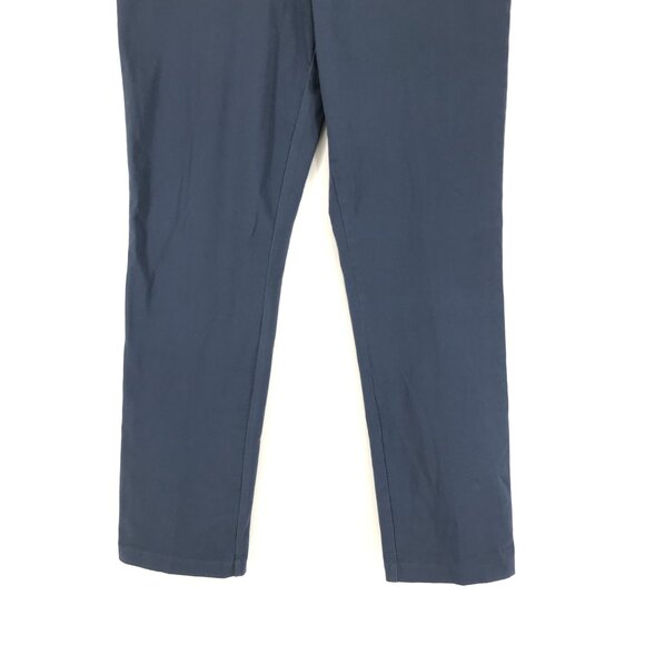 NEW Dickies Perfect Shape Straight Fit Pants Women's Size 12 Navy Blue Stretch - Picture 2 of 10